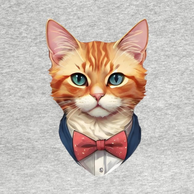 Fancy Cat with Bowtie no.20 by Donperion